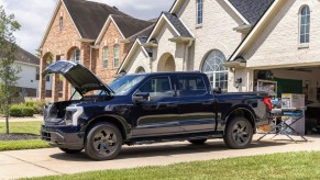 Buying an electric vehicle like this Ford F-150 Lightning electric truck requires charging