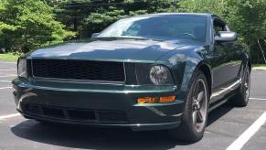 The 2008 Ford Mustang Bullitt is an S197 generation Bullitt homage car.