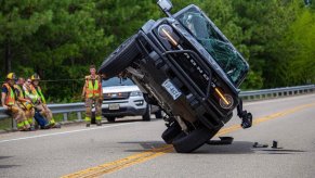 Ford Bronco rollover