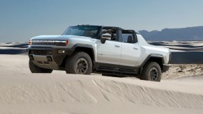 GMC Hummer EV in the Desert