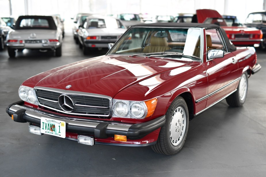 Donald Trump's old Mercedes Benz 560SL isn't worth a ton of money.