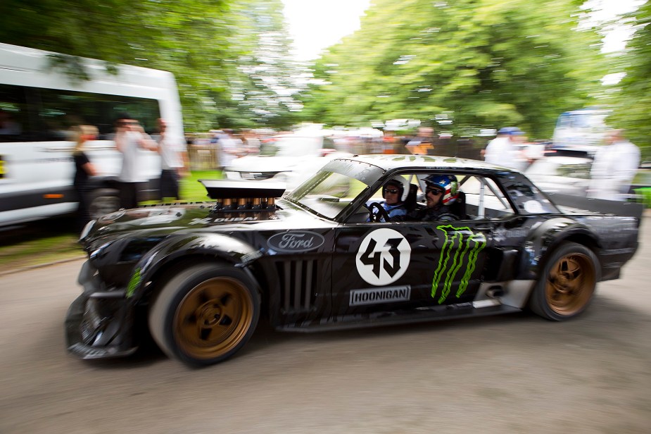 The custom Mustang Hoonicorn build is one of Ken Block's wicked weapons. 