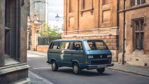 exterior shot of 1988 Volkswagen van