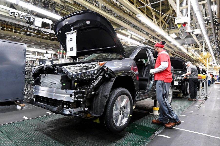 The of the Toyota Motor Manufacturing of Kentucky (TMMK), the Toyota plant evacuated due to an accident.