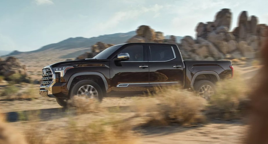 2022 Toyota Tundra off-roading