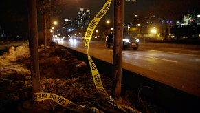 The scene where CBS News correspondent Bob Simon died in car accident on Manhattan's west side.