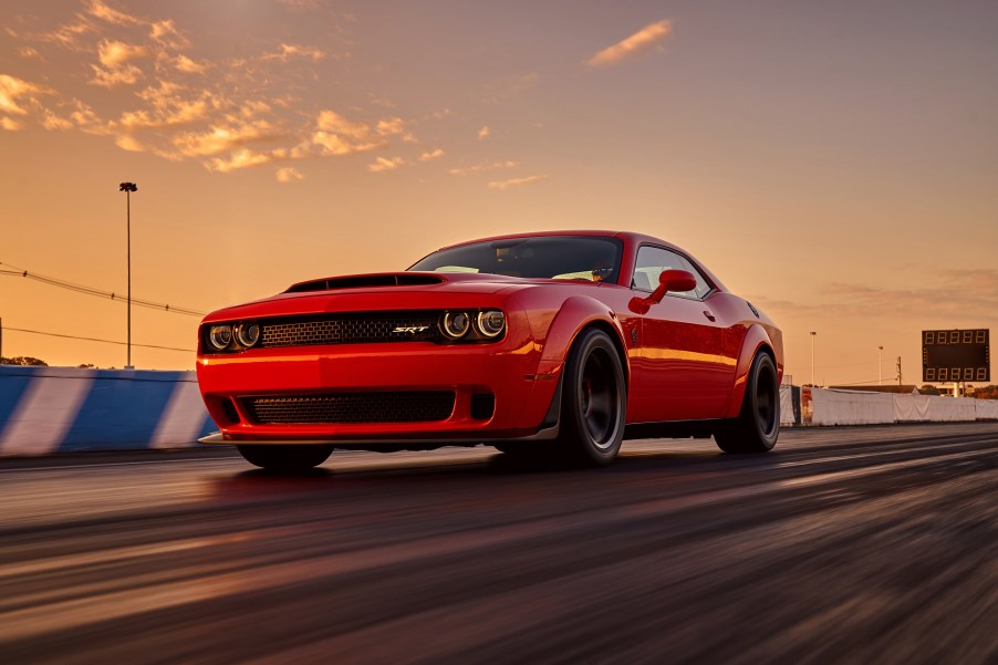 The 2018 Dodge Demon was banned from NHRA competition until just recently.