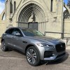 A front corner view of the 2021 Jaguar F-Pace S.