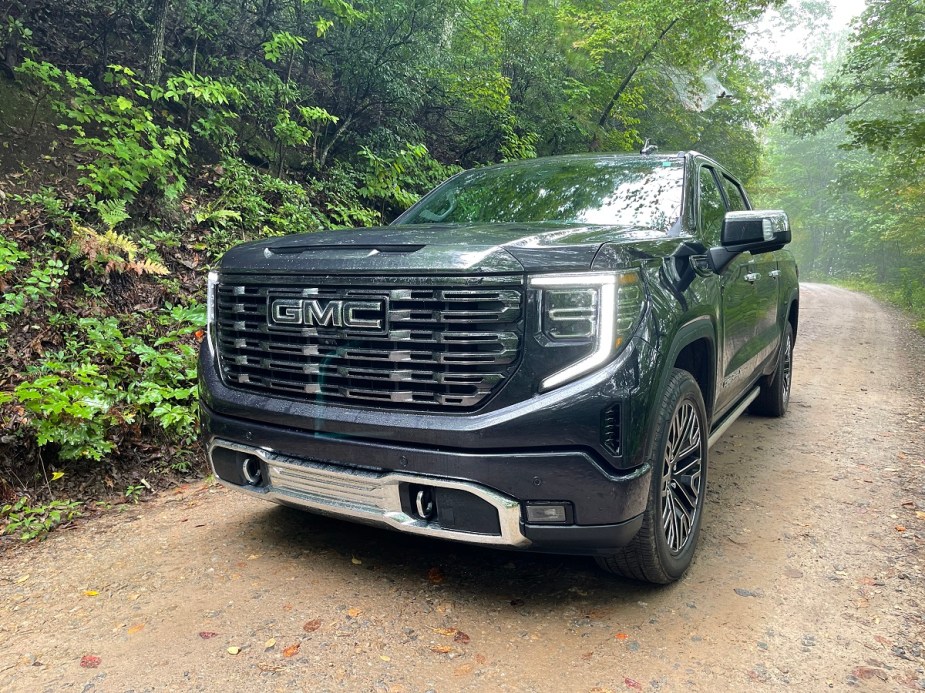 2022 GMC Sierra 1500 off-roading