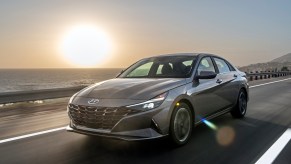 The 2022 Hyundai Elantra Hybrid Blue is an efficient alternative to the 2022 Kia Forte.