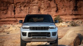 The 2022 Jeep Grand Cherokee SUV photographed here