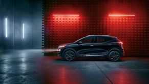 2023 Chevrolet Bolt EUV Redline Edition side profile promotional shot