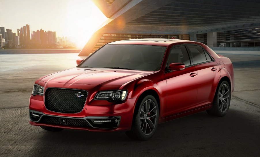 Chrysler's new 300C shows off its familiar lines.