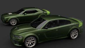 2023 Dodge Challenger and Charger Scat Pack Swinger special-edition models for the 'Last Call' lineup