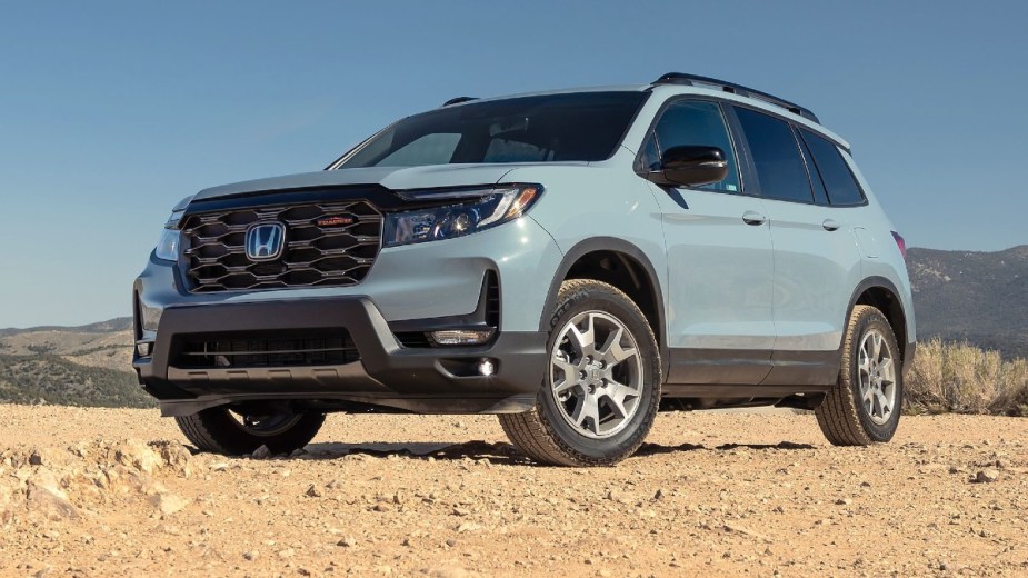 Light Blue 2023 Honda Passport Trailsport