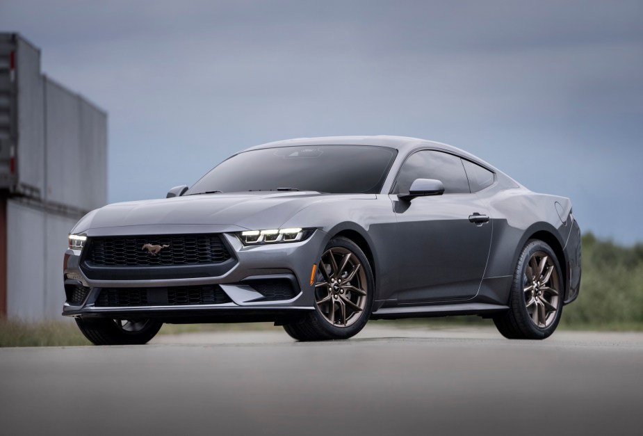 The new Ford Mustang EcoBoost carries the fuel-sipping option over to the lineup of new Mustang engines.