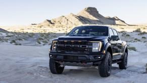 Black 2023 Ford F-150 Raptor R Front View