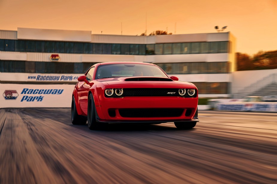 The Dodge SRT Demon takes on Ferrari sound for the best sounding cars list.