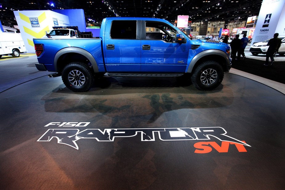 The Ford F-150 SVT Raptor is a Baja-inspired SVT truck. 