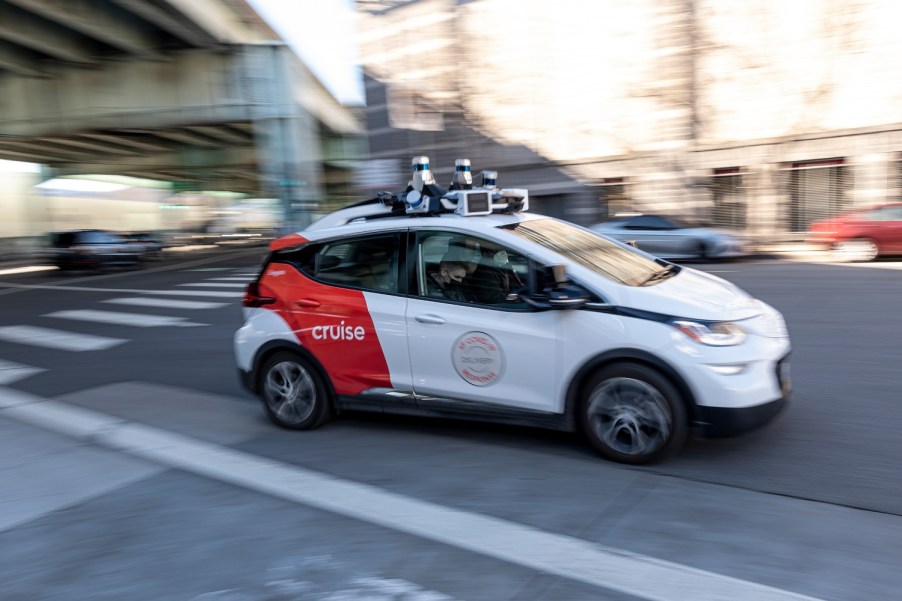 GM Cruise Autonomous Robotaxis on the road