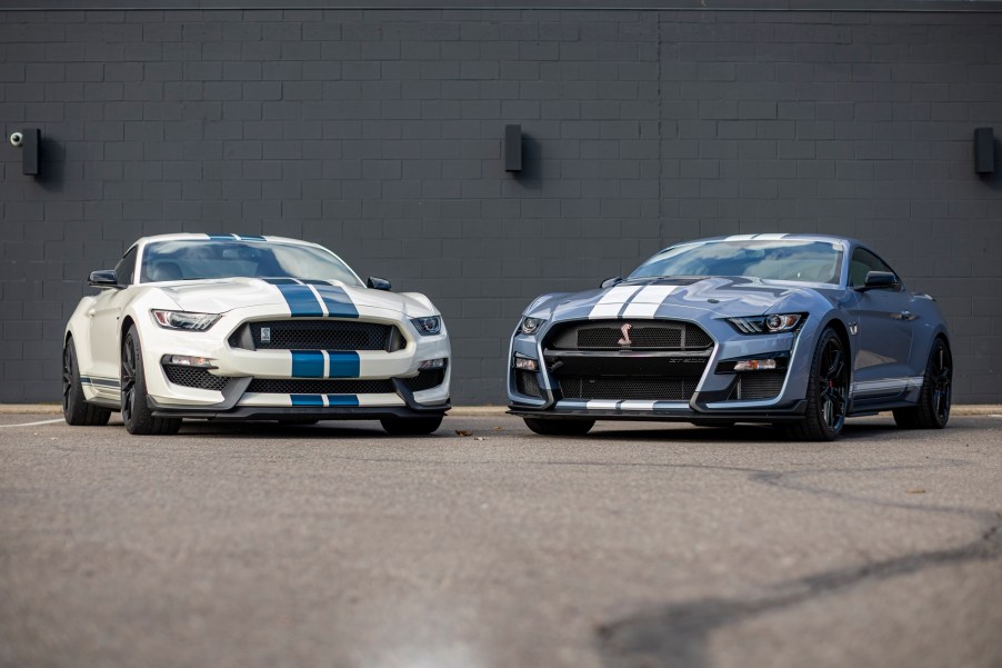 The GT500 and GT350 are two of the most powerful Mustangs ever.