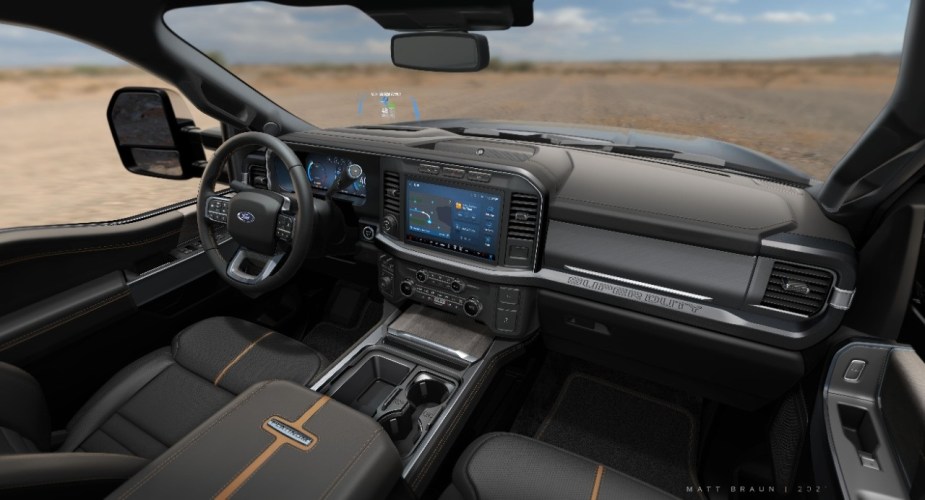 2023 Super Duty interior