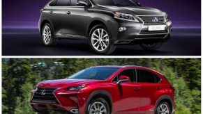 Used Lexus Hybrid SUV models 2015 Lexus RX 450h 2017 Lexus NX 300h