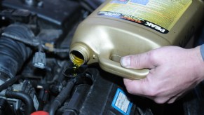 Antifreeze leak