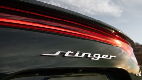 A fully loaded 2022 Kia Stinger is an AWD-equipped Stinger GT2.