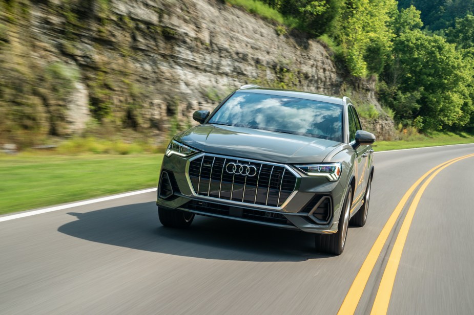 2022 Audi Q3 driving