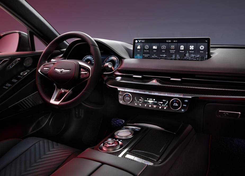 2022 Genesis G80 interior