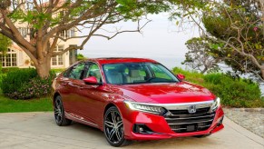 The 2022 Honda Accord Hybrid midsize car