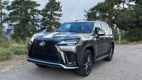 2022 Lexus LX600 exterior in nature