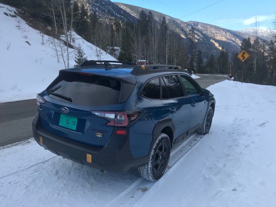 A rearview of the 2022 Subaru Outback Wilderness