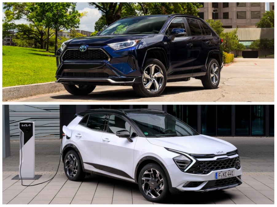 2022 Toyota RAV4 Prime vs 2022 Kia Sportage PHEV