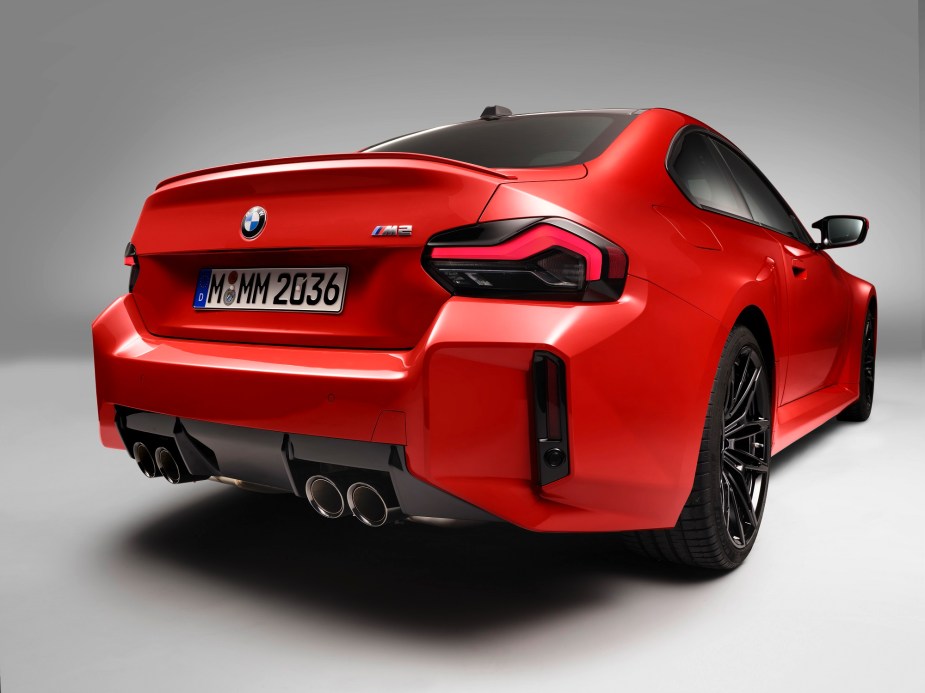 The new 2023 BMW M2 is wider and heavier than the previous M2.