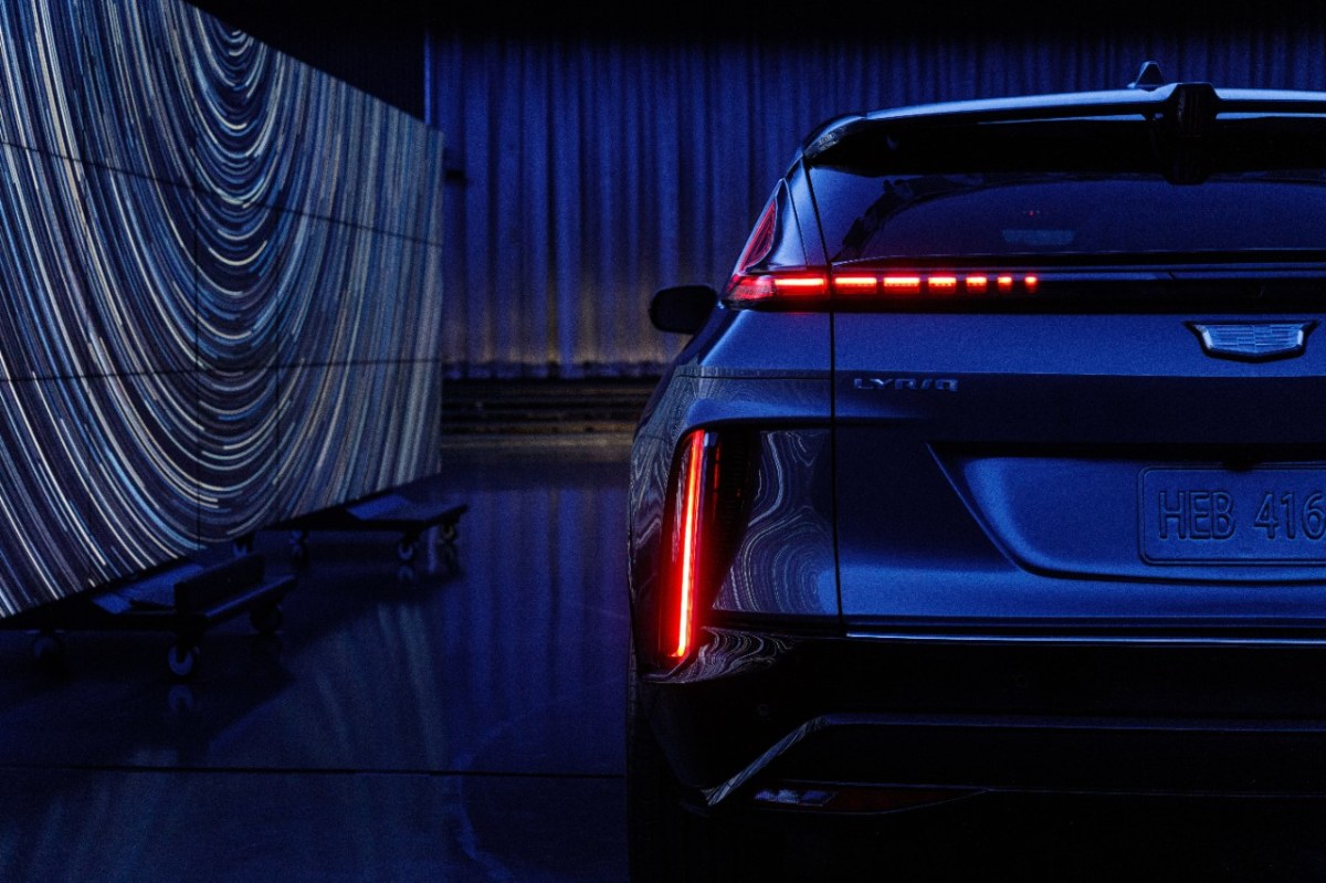 2023 Cadillac Lyriq rear end detal