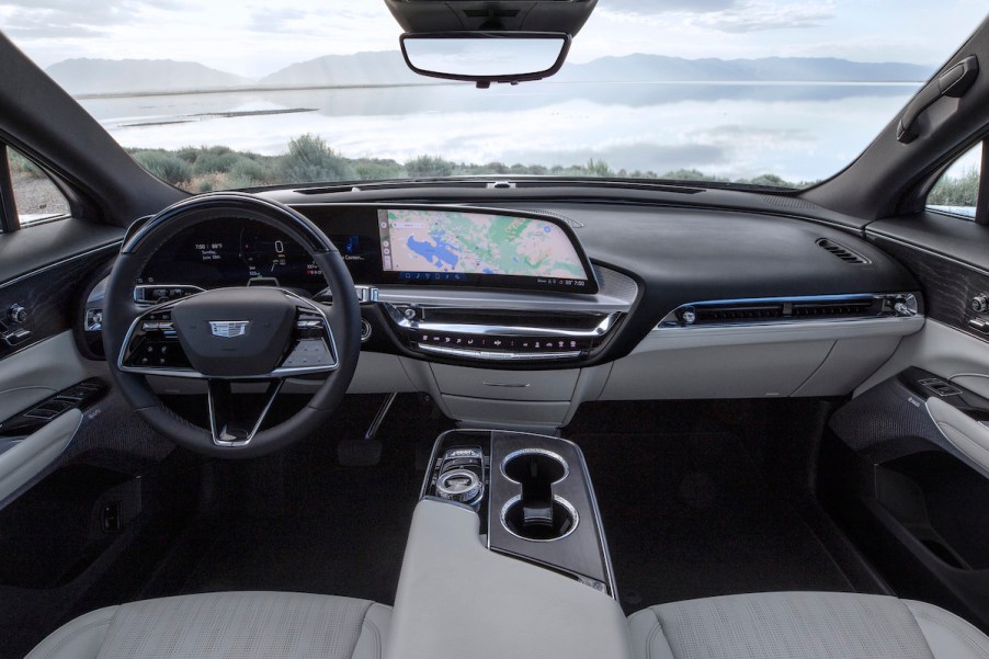 2023 Cadillac Lyriq glovebox