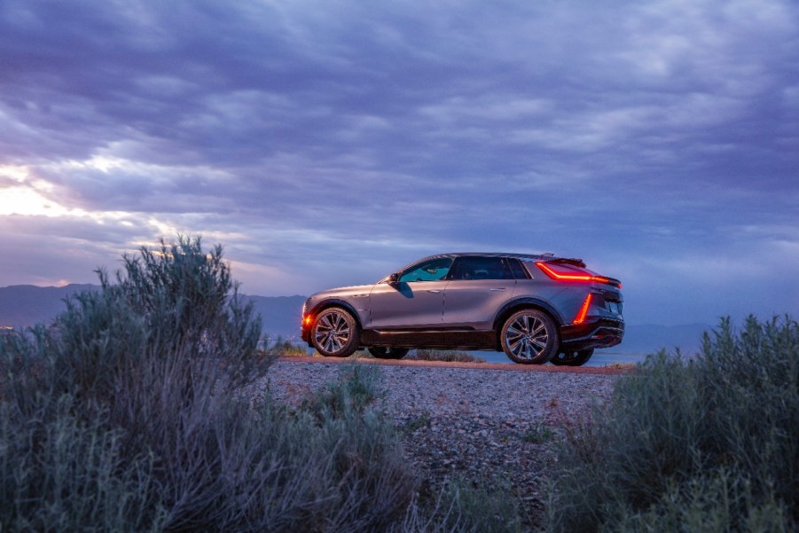 Side view of the 2023 Cadillac LYRIQ, listed as one of the best cars