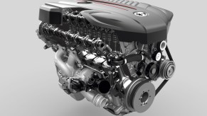 Promo photo of Toyota's new straight-six performance engine from its latest Supra sports car.