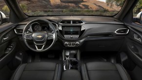 interior of the 2023 Trailblazer