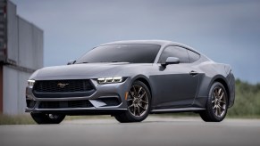 The new 2024 Ford Mustang shares a couple of design cues with the 2023 Chevrolet Camaro.