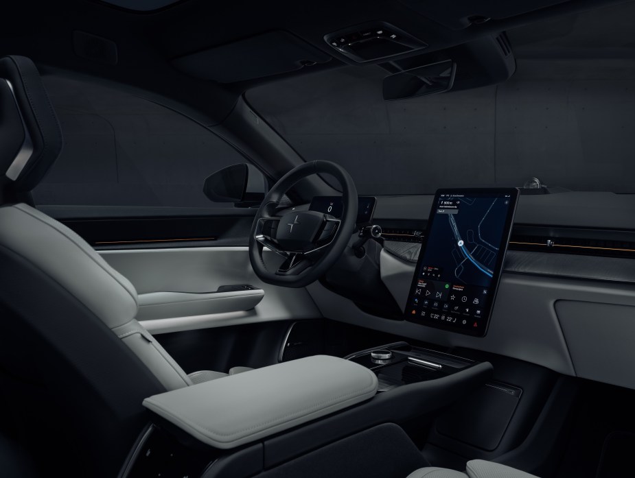 2023 Polestar 3 interior in grey