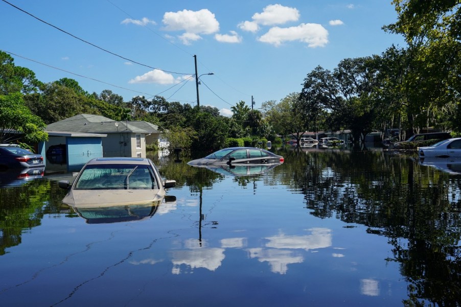 Car damage by flooding