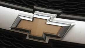 Chevy logo, maker of the 2023 Chevrolet Malibu.