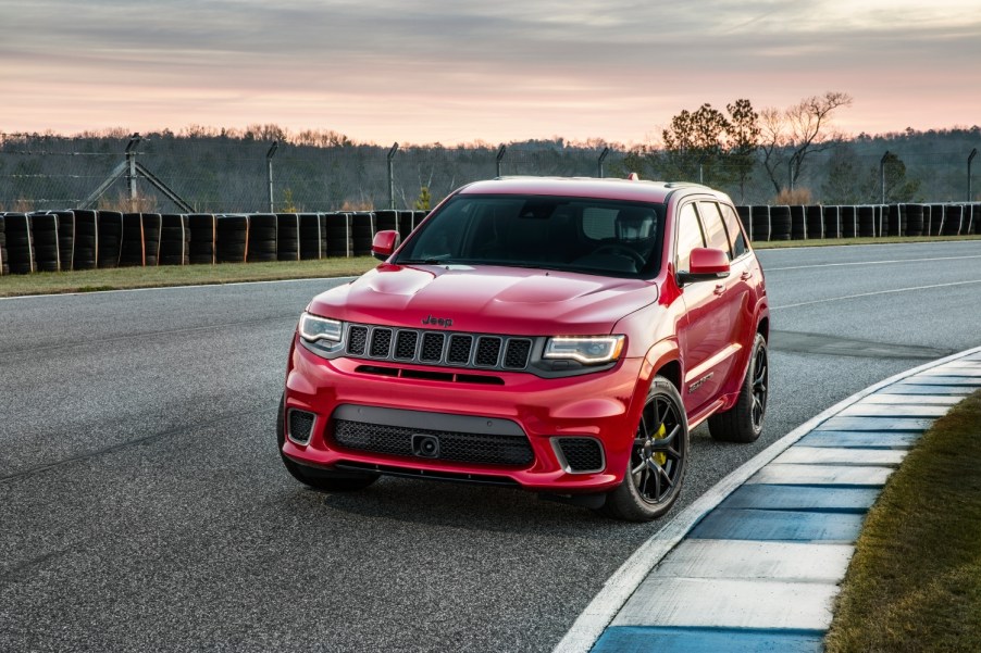 The fastest used SUVs include this Jeep Grand Cherokee Trackhawk