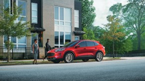 These fuel-efficient small hybrid SUVs include the 2022 Ford Escape Hybrid