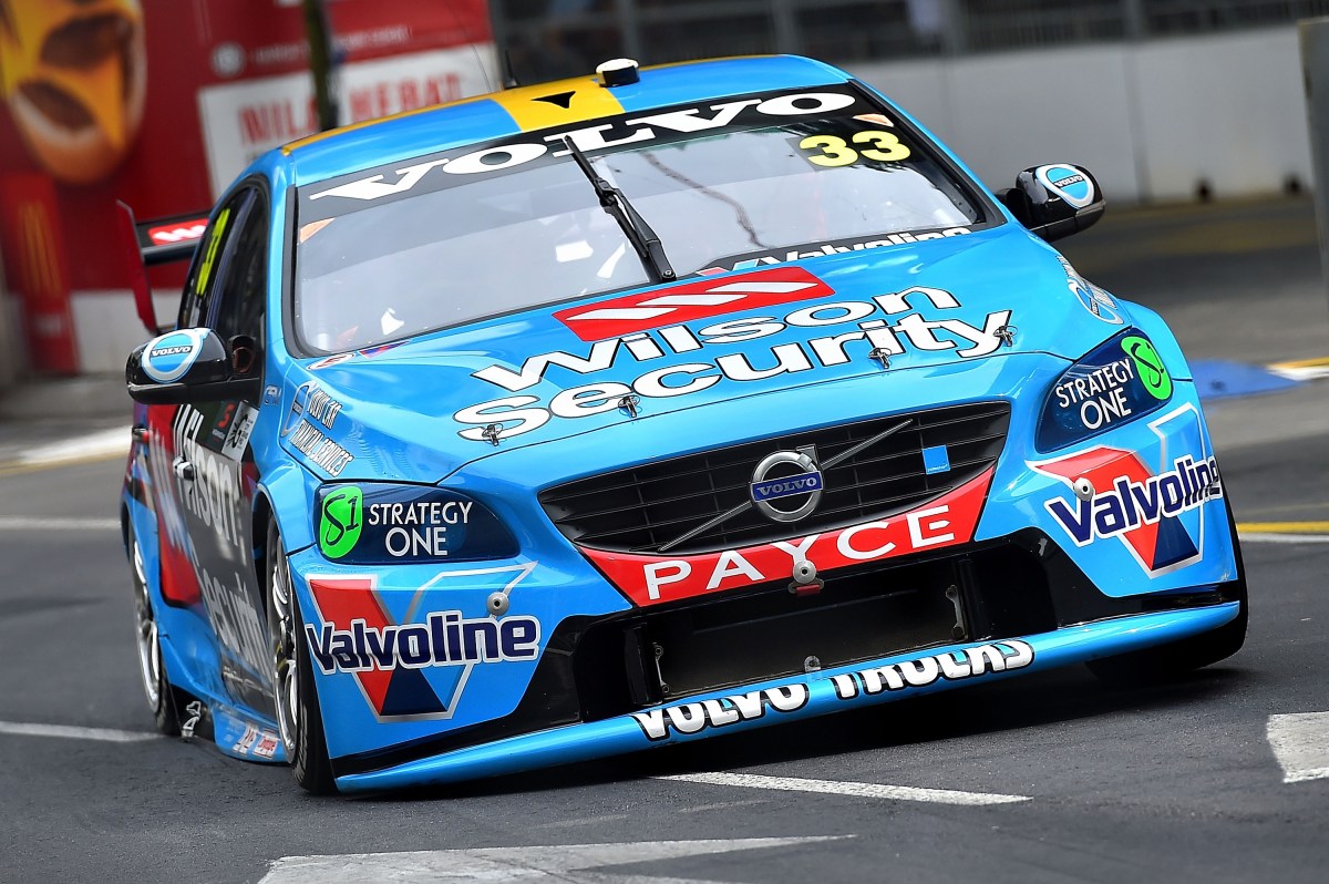 Volvo Polestar race car on a circuit