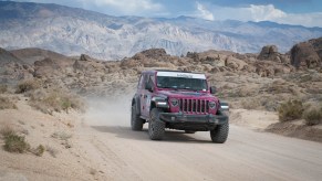 The 2022 Jeep Wrangler 4xe in the Rebelle Rally