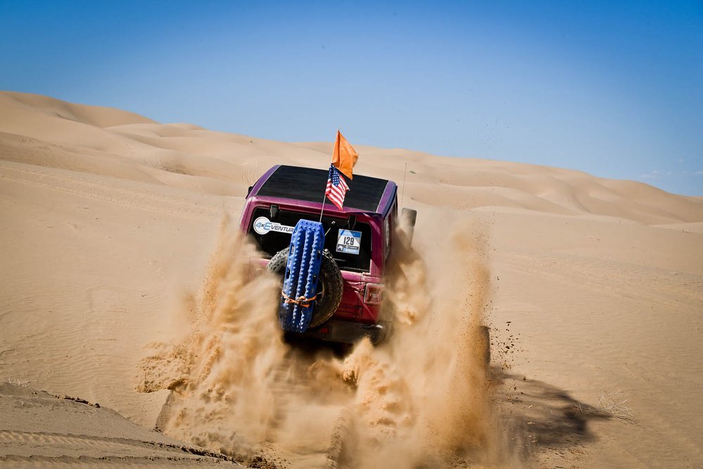 The 2022 Jeep Wrangler 4xe in the Rebelle Rally